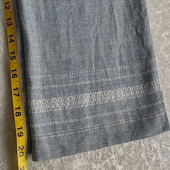 Norton McNaughton Petites Linen Cotton Blend Baby Blue 2pc Pants Suit Size PM - Picture 13 of 16